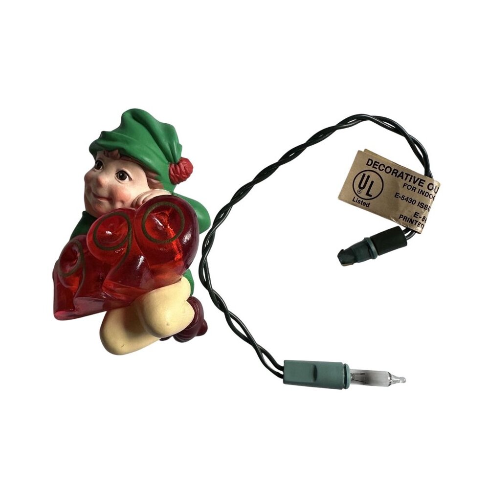 Vtg Hallmark Christmas Ornaments Elf Of The Year 1990 & Cows of Bali 1995 - Picture 7 of 10
